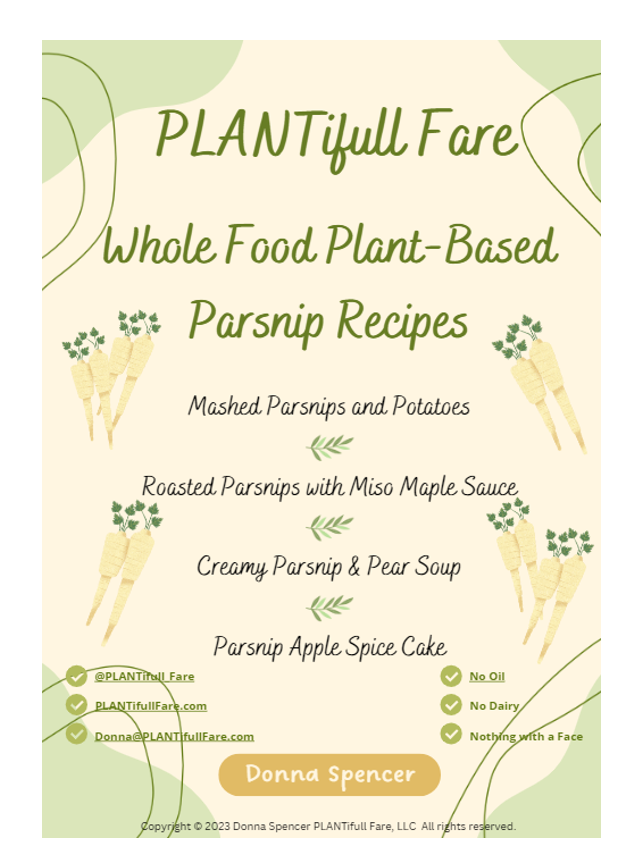 Whole Food Plant-Based Parsnip eCookbook